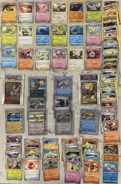 80 Sleeved and Unsleeved Pokemon Cards. UNSEARCHED (LOT A) - Image 1