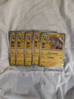 Pokemon Pikachu At The Museum x Natural History Jumbo Promo Card - Sealed x5 - Image 1