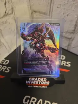 Justice Gundam - Newtype Rising #GD01-066 LR - NM Holo Foil Gundam Card Game - Image 1