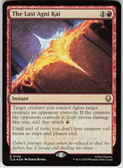 MTG The Last Agni Kai Foil NM Avatar: The Last Airbender Magic 144 - Image 1