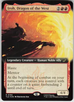MTG Iroh Dragon of the West Extended Art Foil NM Avatar Last Airbender Magic 194 - Image 1