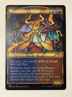 Najal, the Storm Runner Foil (348) Textured Dominaria United DMU MTG Magic - Image 1