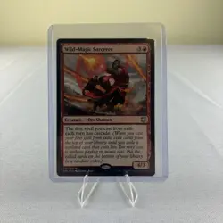MTG Magic the Gathering Wild-Magic Sorcerer Commander: AFC #036 LP - Image 1