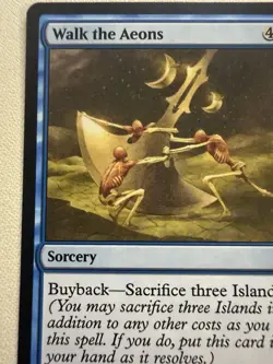 Walk the Aeons – NM MTG Extra Turn Sorcery (Time Spiral) - Image 3