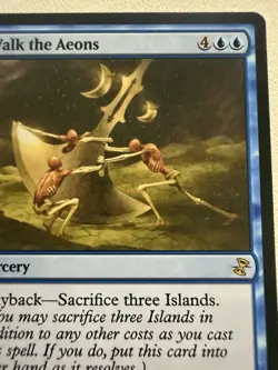 Walk the Aeons – NM MTG Extra Turn Sorcery (Time Spiral) - Image 4