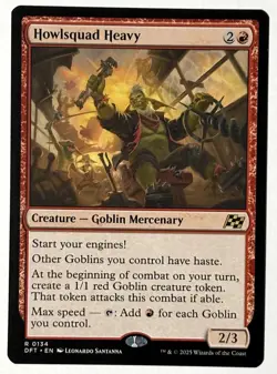 MTG Aetherdrift (DFT 134) Howlsquad Heavy - NM Pack Fresh - Rare - - Image 1