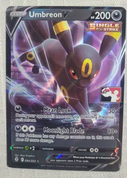 Umbreon V 094/203 Holo Prize Pack Series 1 Stamped English Pokemon Card (LP) - Image 1