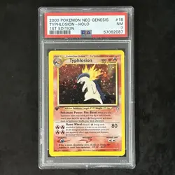 2000 Pokemon Neo Genesis Typhlosion Holo PSA 7 NM 1st Edition #18/111 Rare - Image 1