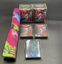 Pokemon Phantasmal Flames Charizard UPC Play Mat SET - Image 1