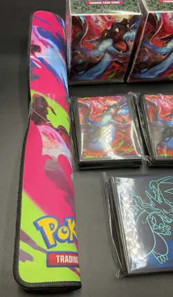 Pokemon Phantasmal Flames Charizard UPC Play Mat SET - Image 5
