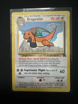 Pokemon Dragonite 5 Stamped Promo Holo – Heavy Play Vintage - Image 1