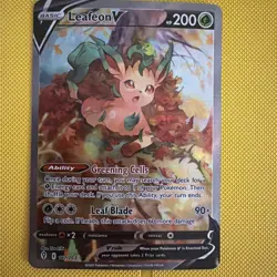Leafeon V 167/203 Alt art Evolving Skies Pokemon TCG 2021 - Mint Condition NM - Image 1