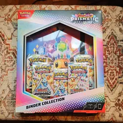 Pokemon TCG SV8.5 Prismatic Evolutions Binder Collection Box Factory Sealed - Image 1