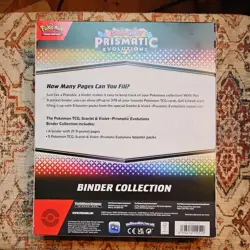 Pokemon TCG SV8.5 Prismatic Evolutions Binder Collection Box Factory Sealed - Image 5