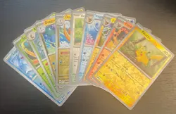Pokemon 151 Reverse Holo Lot Eevee Vaporeon Jolteon Flareon Pikachu Dragonite - Image 1