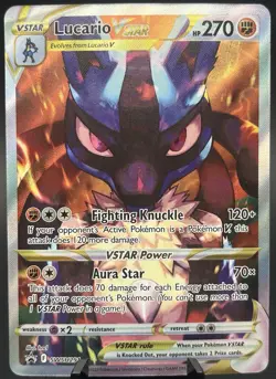 Lucario VSTAR SWSH291 Black Star Promo Holo Pokemon TCG NM - Image 1