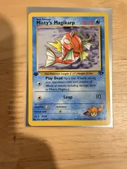 Pokemon 1st Edition Gym Challenge – Misty's Magikarp 88/132 – Common – NM - Image 1