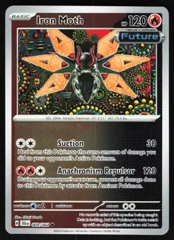 Iron Moth 009/064 Pokemon SV: Shrouded Fable Reverse Holo Uncommon NM - Image 1