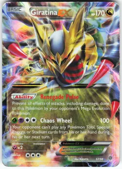 Giratina EX 57/98 Pokemon XY - Ancient Origins Holo Ultra Rare HP - Image 1