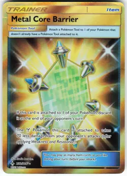Metal Core Barrier (Secret) 232/214 Pokemon SM - Unbroken Bonds Secret Rare HP - Image 1