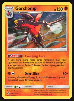 Garchomp 114/236 Pokemon SM - Unified Minds Holo Holo Rare MP - Image 1