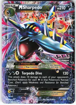 M Sharpedo EX - XY200 Pokemon XY Promos Holo Promo HP - Image 1