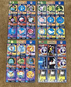 1999 Pokemon Movie Poketrivia Burger King Uncut Sheets Lot of 13 No Duplicates - Image 4