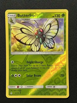 Pokemon Unbroken Bonds - Butterfree - 4/214 - Reverse Holo Rare - M/NM - Image 2