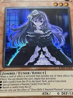 3x Ghost Belle & Haunted Mansion | Super Rares | RA01 | NM | 1st Ed | YuGiOh! - Image 2
