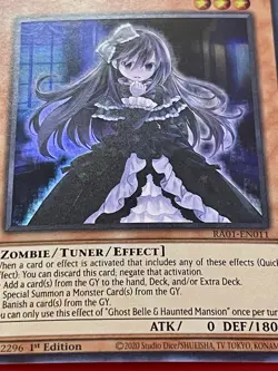 3x Ghost Belle & Haunted Mansion | Super Rares | RA01 | NM | 1st Ed | YuGiOh! - Image 4