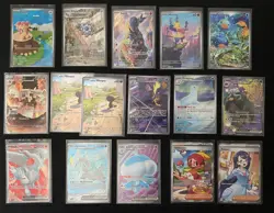 Pokemon TCG Lot of 16 Illustration Rare + Ultra Rare Cards NM - Image 1