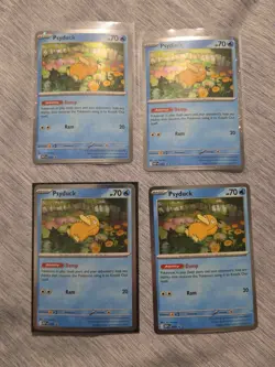 Psyduck 007 Cosmos Holo Mega Evolution Black Star Promo Pokemon Card X13 - Image 3
