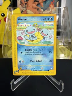 Wooper 117/147 Aquapolis Pokemon Card NM - Image 1