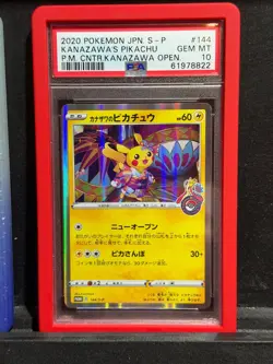 PSA 10 Kanazawa Pikachu Promo Card 144/S-p Gem Mint Japanese Pokemon - Image 1