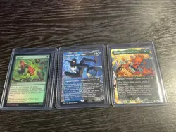 MTG SPIDER-MAN MARVEL COLLECTOR BOOSTER 15 CARDS OPEN ALL IN CARD PROTECTORS - Image 3