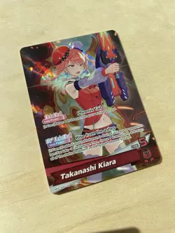 hololive OFFICIAL CARD GAME Takanashi Kiara (OSR) - Blooming Radiance - Image 2