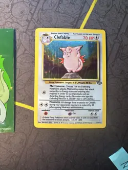 Pokemon Card Clefable 1/64 1999 Wotc Jungle Set Holo Rare 117💎NM💎 - Image 1