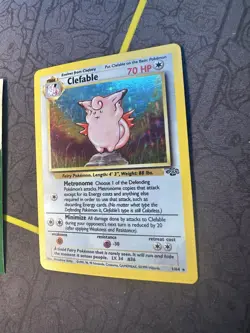 Pokemon Card Clefable 1/64 1999 Wotc Jungle Set Holo Rare 117💎NM💎 - Image 2