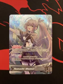 Nanashi Mumei OSR hBP01-002 Blooming Radiance hololive OFFICIAL CARD GAME ENG - Image 1