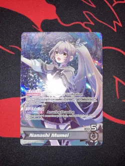 Nanashi Mumei OSR hBP01-002 Blooming Radiance hololive OFFICIAL CARD GAME ENG - Image 2