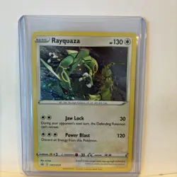 Rayquaza Pokemon TCG Sword And Shield Black Star Promo Holo Card #SWSH029 - Image 1