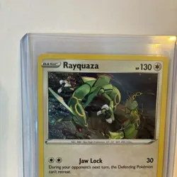 Rayquaza Pokemon TCG Sword And Shield Black Star Promo Holo Card #SWSH029 - Image 4