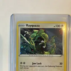 Rayquaza Pokemon TCG Sword And Shield Black Star Promo Holo Card #SWSH029 - Image 5