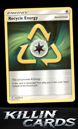 Recycle Energy 212/236 Pokemon Uncommon SM - Unified Minds Card NM - Image 1