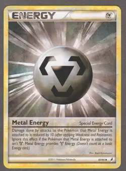 Metal Energy 87/95 Call of Legends Uncommon Special Energy Pokemon Card 2011 NM - Image 1