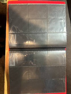 THE DEX BINDER 9 BLUE USED VERY GOOD CONDITION BLUE CARD BINDER - Image 3