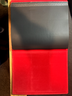 THE DEX BINDER 9 BLUE USED VERY GOOD CONDITION BLUE CARD BINDER - Image 5
