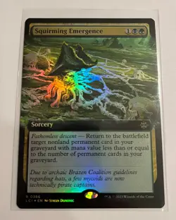 MTG – Lost Caverns of Ixalan – Squirming Emergence Extended Foil – Rare 0386 - Image 1
