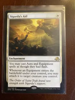 1x MTG Sigarda's Aid Eldritch Moon (NM) - Image 1