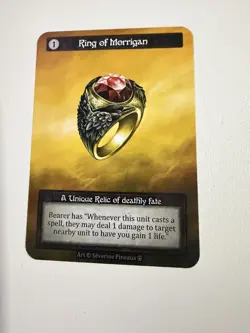 Ring of Morrigan - Unique NF- Sorcery Contested Realm Arthurian Legends - Image 1